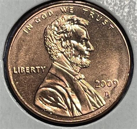 2009-D Lincoln Memorial Cent • Brilliant Uncirculated MS60+ Early ...