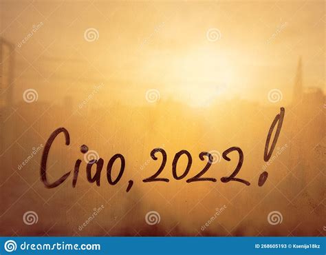 Lettering Ciao in Italian is Bye in English and Numbers 2022 Paint with ...