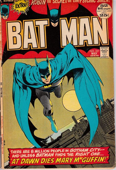 Batman #241 (1940 1st Series) - May 1972 - DC Comics - Grade VG ...