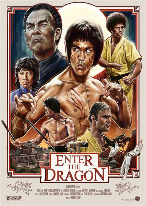 Bruce Lee Poster - Modern Poster Layouts