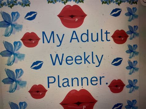 Adult Content Weekly Planner Template. Onlyfans Weekly Planner ...