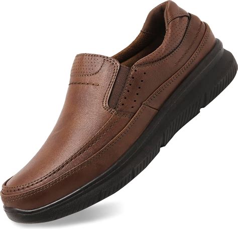 Amazon.com | Men's Slip On Casual Loafers, Comfortable Walking Shoes ...