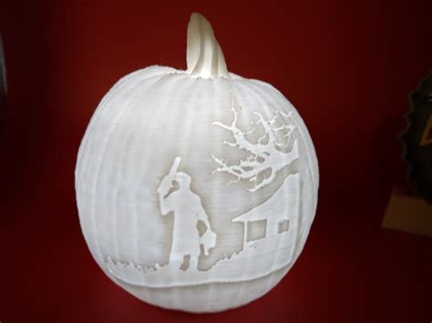 STL file Texas Chainsaw Massacre Ver 2 HALLOWEEN PUMPKIN LIGHT・3D print ...