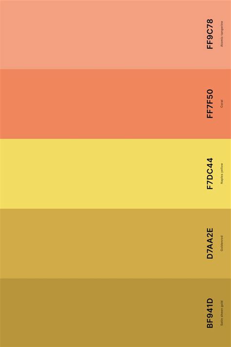 25 best coral color palettes with names and hex codes – Artofit