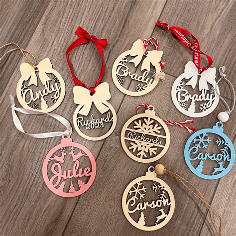 Personalized Christmas Ornament, Name Ornament, Custom Name Ornament ...