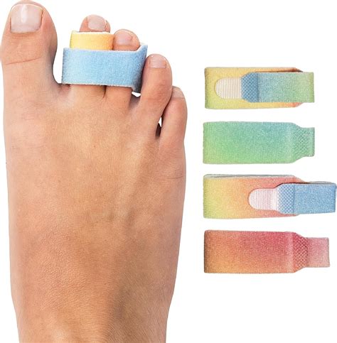Amazon.com: ZenToes Hammer Toe Corrector for Women & Men - Reusable Fabric Buddy Wraps for ...