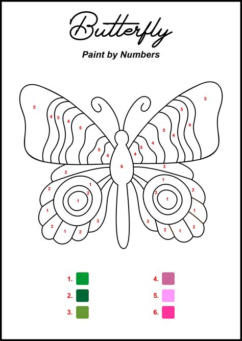 Adult Paint By Numbers - 20 Free PDF Printables | Printablee