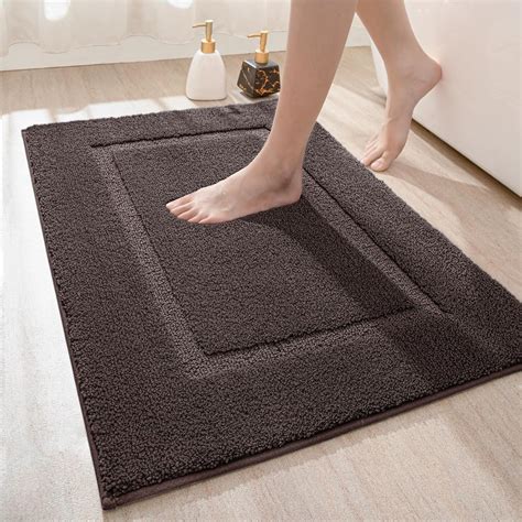 Amazon.com: DEXI Bathroom Rug Mat, Ultra Absorbent Soft Bath Rug ...