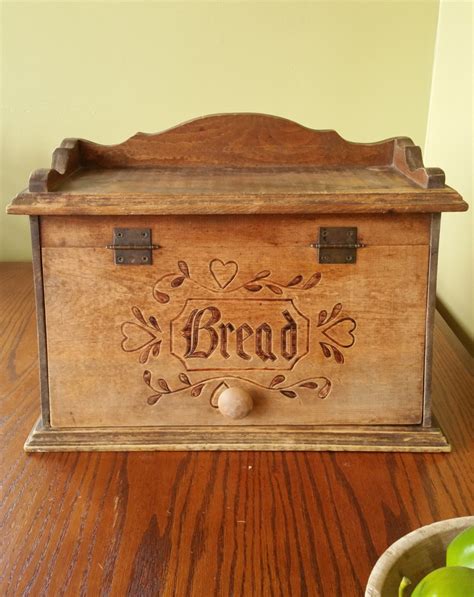 Antique Reproduction Bread Box at Emily Jenkins blog