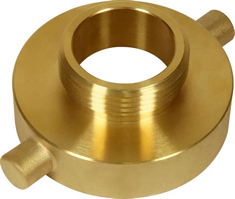 Amazon.co.jp: unrulysoul 2-1/2インチ NH NST メス x 1-1/2インチ NPT オス消火栓アダプター ...