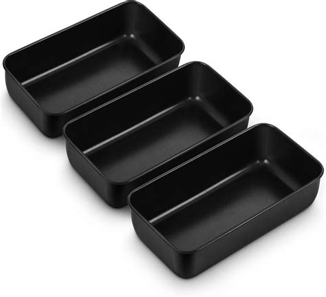Amazon.com: AKOLAFE 6PCS Stainless Steel Loaf Pan 8.5 x 5.5 Inch Banana ...