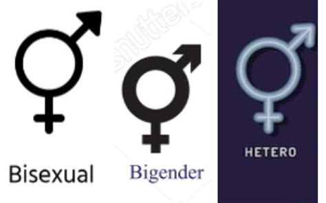 Was ist das Symbol/Zeichenfür Bisexual? (Sex, Sexualität)