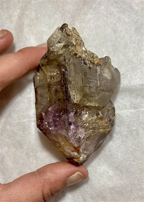 Amethyst and Rutile on Quartz Specimens found in North Georgia. : r/rockhounds