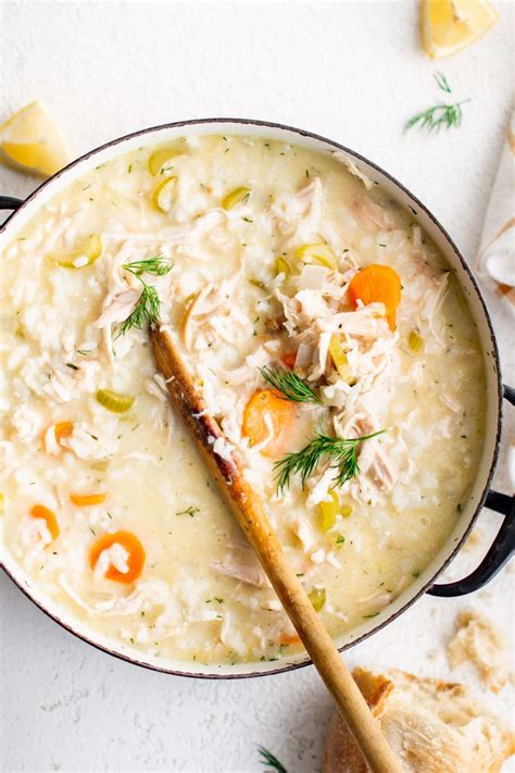 Avgolemono Soup Recipe: Greek Lemon Chicken and Egg Soup - The Forked Spoon