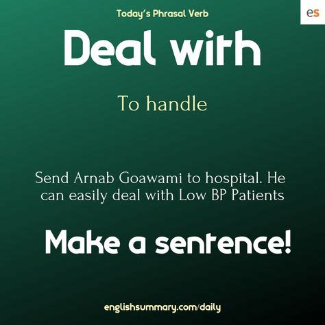 Deal With Meaning and Use | English grammar book pdf, Idioms, phrases ...