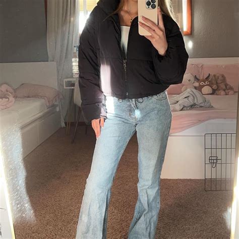 Mid rise Brandy Melville John Galt jeans size... - Depop