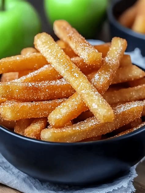 Crispy Air Fryer Apple Fries - Irresistible, Guilt-Free Snack