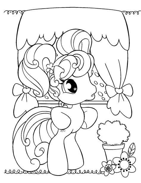 Free Printable My Little Pony Coloring Pages For Kids