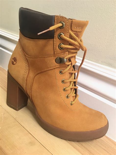 Female timberland high heel boots online