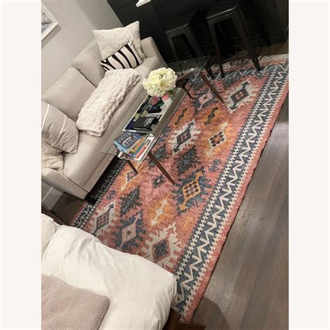 West Elm Multi Color Area Rug - AptDeco