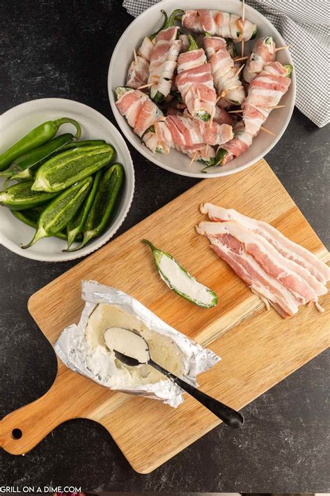 Grilled Bacon Wrapped Jalapeño Poppers: Easy Appetizer - grillonadime.com
