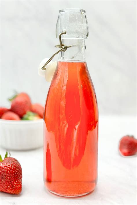 Strawberry Syrup for Drinks Recipe - Daily Tea Time