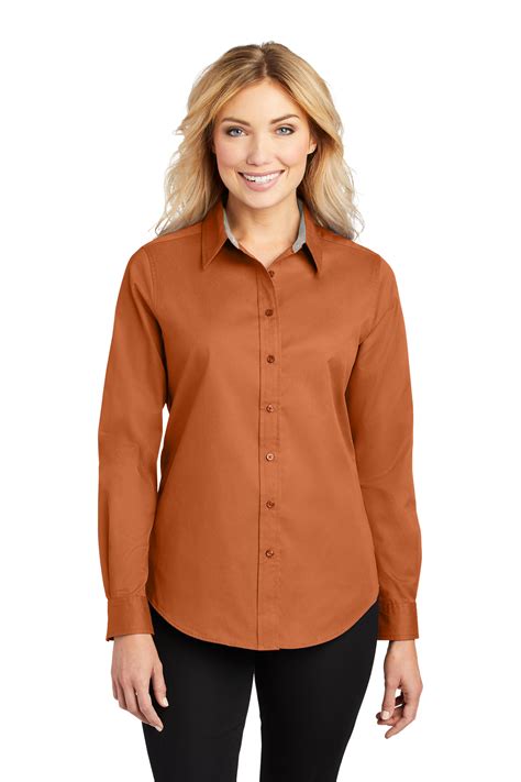 Orange Ladies Shirts
