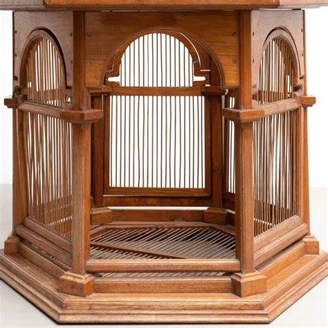 Large Vintage-Style Wooden Cage: Replica of Gaudi's "El Capricho" in ...