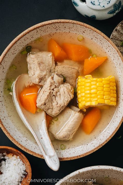 Pork and Corn Soup (猪肉玉米汤) - Omnivore's Cookbook