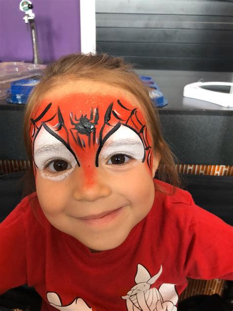 Spider Man Face Paint
