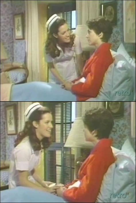 Nurse Claudia Wallings (Barbara Jo Howard) tries to get the catatonic ...