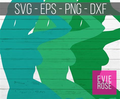 Pinup Girl Silhouette SVG File Set Sexy Model Bent Over in | Etsy