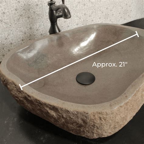 River Rock Vessel Sink - Large — Solange & Frances