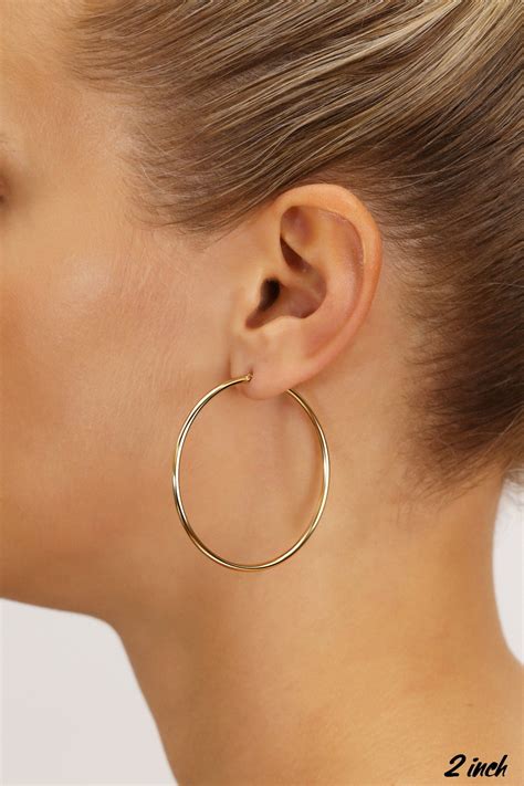 Big Gold Hoop Heart Earrings at Katherine Roosa blog