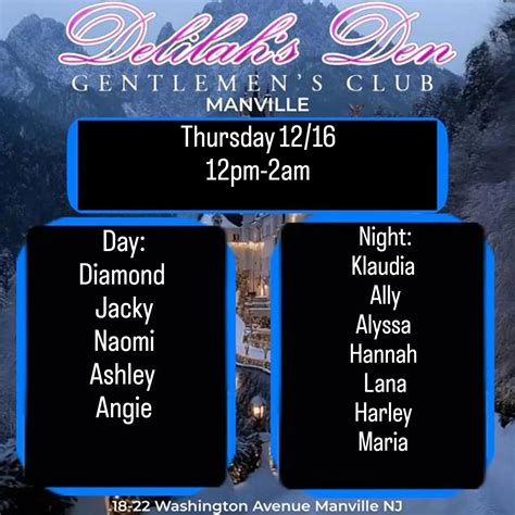 Delilah's Den | Throwback Thursdays!!! Come help us Welcome the ...