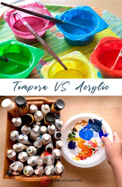 Tempera vs Acrylic Paint: What's the Difference? - ZenARTSupplies ...