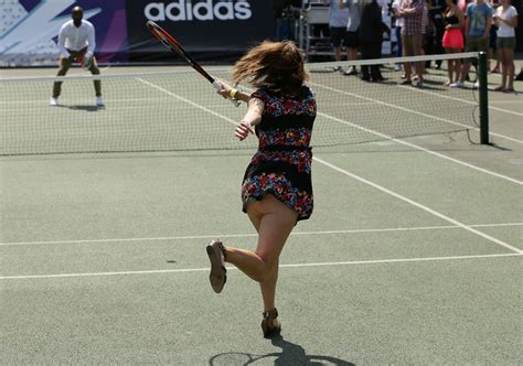 Alex Jones Accidentally Flashes Her Bum While Playing Tennis Before ...