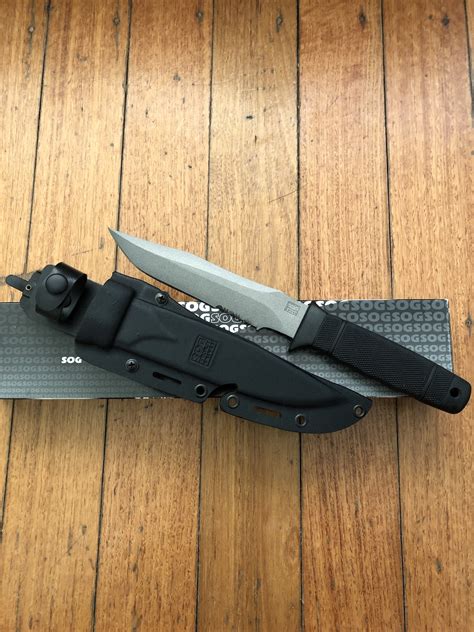 SOG Vintage Original SEKI JAPAN S37 NAVY SEAL knife with Kydex Sheath