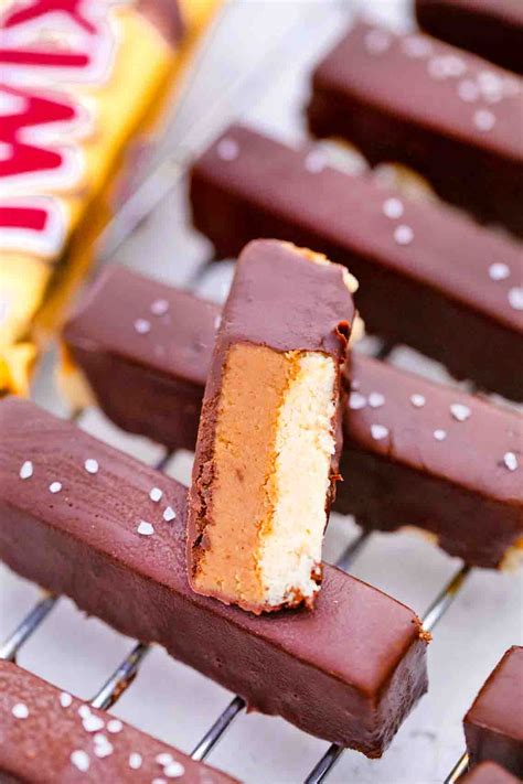 Peanut Butter Twix Bars - Healthier Version - Sweet and Savory Meals