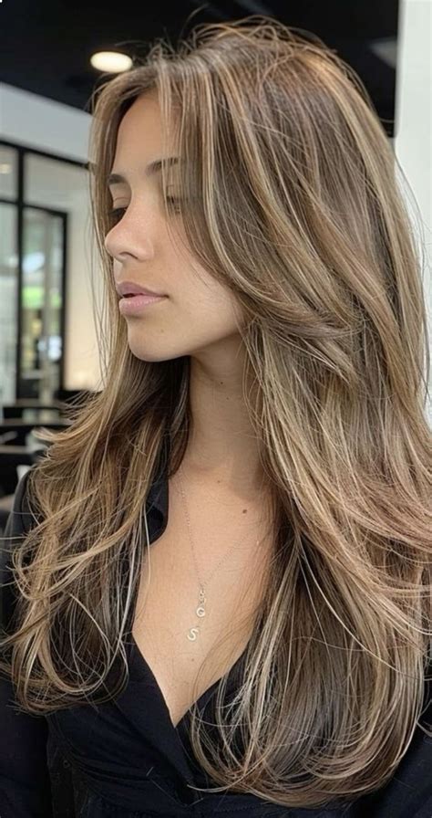 Pin by rikku Yoon on włoski | Light brown hair, Light brunette hair ...