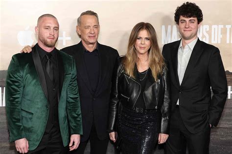 Tom Hanks and Rita Wilson Pose with Sons Chet and Truman in Rare Family ...