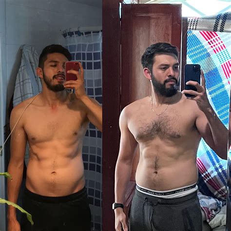 5'11 Male Progress Pics of 23 lbs Weight Gain 155 lbs to 178 lbs ...