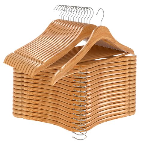Snapklik.com : Utopia Home Premium Wooden Hangers 90 Pack - Durable ...