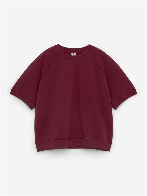 Sweatshirt i French terry – Grön – Women – ARKET SE