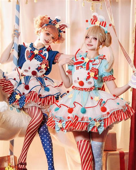 Devil Inspired on Instagram: "🎪Circus vibes sweet Lolita dress with ...