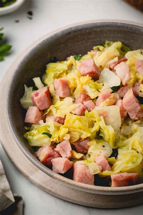 Ham and Cabbage - Busy Cooks