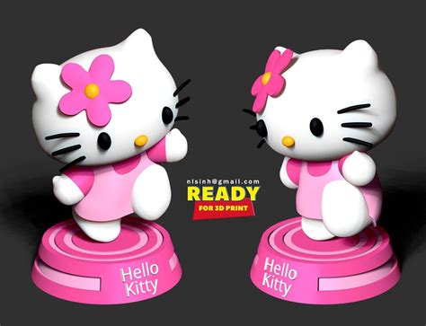 Hello Kitty - 3D Model by Sinh Nguyen