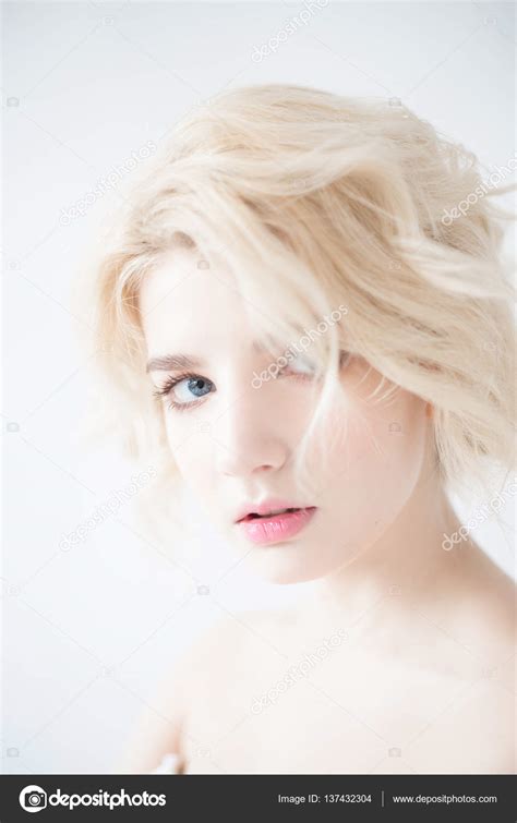 White Hair Young Women