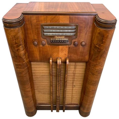 Vintage Floor Radio by Farnsworth Television and Radio Corp at 1stDibs ...