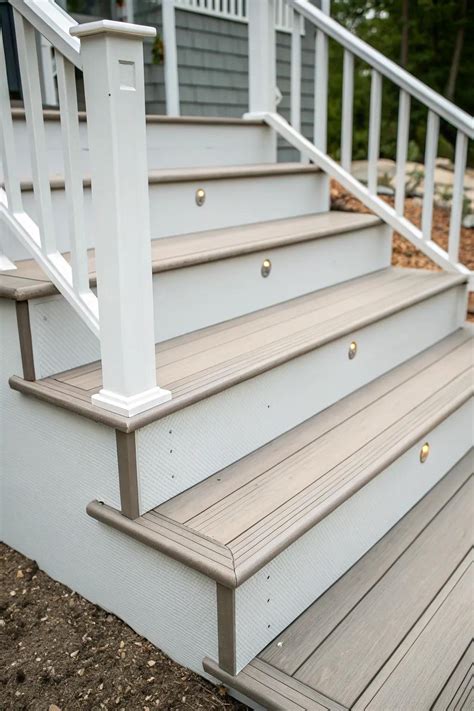 11+ Stylish Ideas for Composite Deck Stairs